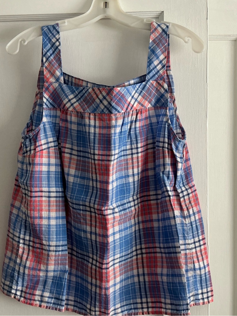 Talbots - Plaid Tank Top, Women’s patriotic colors